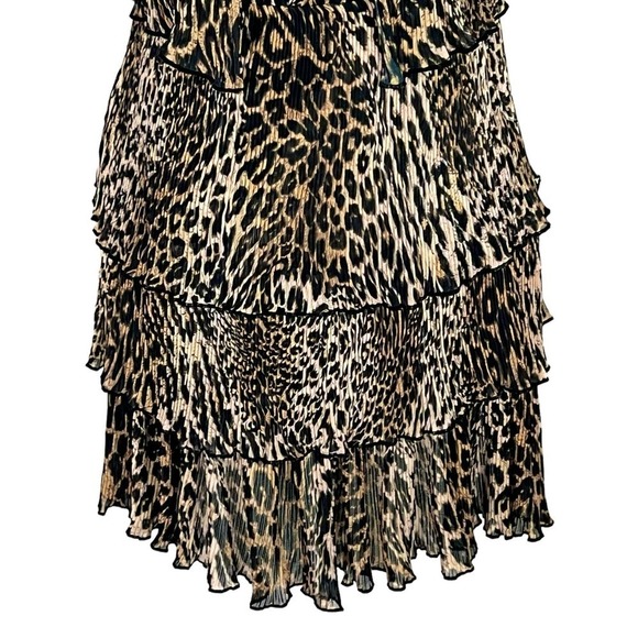 ALL SAINTS ANTHEIA KIKU ANIMAL PRINT TIERED MINI DRESS NWT WOMEN'S SIZE 2 - Picture 11 of 16
